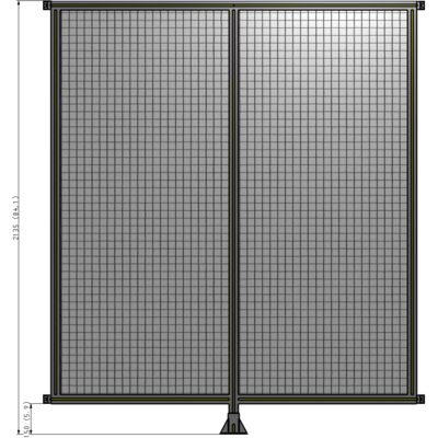 B7-2135-1800-0150-HYMFA GUARDING PANEL 2135MM TALL X 1800MM WIDE 1'' MESH