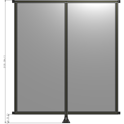 B7-2135-1800-0150-HYPFK GUARDING PANEL 2135MM TALL X 1800MM WIDE 1/4'' POLYCARBONATE