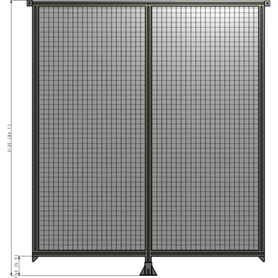 B7-2135-1800-0150-TYMFK GUARDING PANEL 2135MM TALL X 1800MM WIDE 1'' MESH