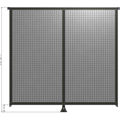 B7-2135-2200-0150-TYMFA GUARDING PANEL 2135MM TALL X  2200MM WIDE 1'' MESH