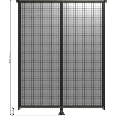 B7-2400-1800-0150-TYMFA GUARDING PANEL 2400MM TALL X 1800MM WIDE 1'' MESH