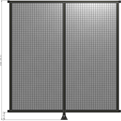 B7-2400-2200-0150-HYMFK GUARDING PANEL 2400MM TALL X 2200MM WIDE 1'' MESH