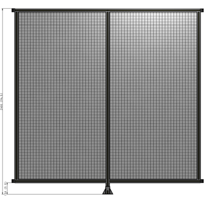 B7-2400-2400-0150-HYMFK GUARDING PANEL 2400MM TALL X 2400MM WIDE 1'' MESH