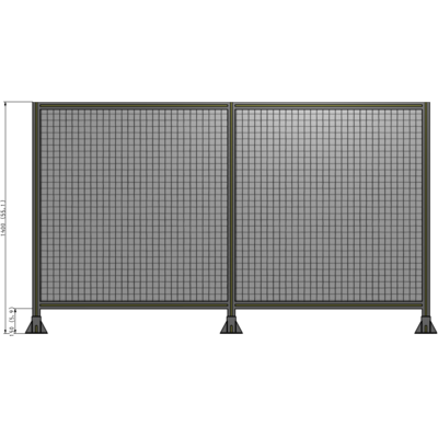 B8-1400-2400-0150-ZYMFK GUARDING PANEL 1400MM TALL X 1800MM WIDE 1'' MESH