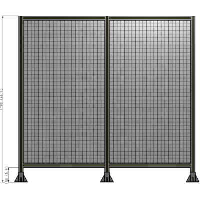B8-1700-1800-0150-ZYMFA GUARDING PANEL 1700MM TALL X 1800MM WIDE 1'' MESH