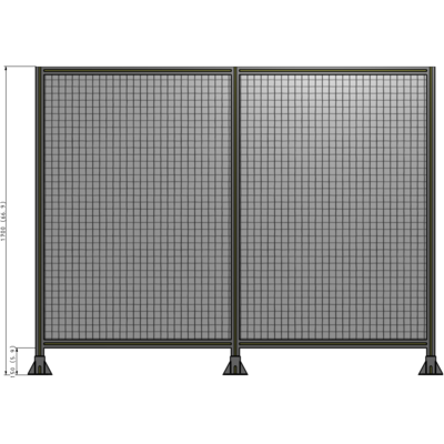 B8-1700-2200-0150-ZYMFA GUARDING PANEL 1700MM TALL X 2200MM WIDE 1'' MESH