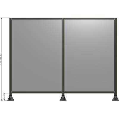 B8-1700-2200-0150-ZYPFK GUARDING PANEL 1700MM TALL X 2200MM WIDE 1/4'' POLYCARBONATE