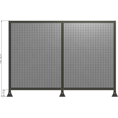 B8-1700-2400-0150-ZYMFK GUARDING PANEL 1700MM TALL X 2400MM WIDE 1'' MESH