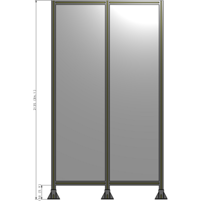 B8-2135-1200-0150-ZYPFA GUARDING PANEL 2135MM TALL X 1200MM WIDE 1/4'' POLYCARBONATE