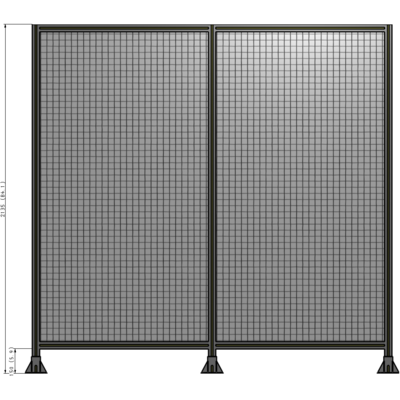 B8-2135-2200-0150-ZYMFK GUARDING PANEL 2135MM TALL X 2200MM WIDE 1'' MESH