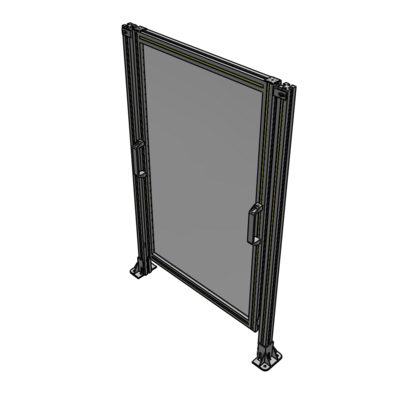 E3-1400-0900-0150-GYPTA GUARDING PANEL 1400MM TALL X 900MM WIDE 1/4'' POLYCARBONATE