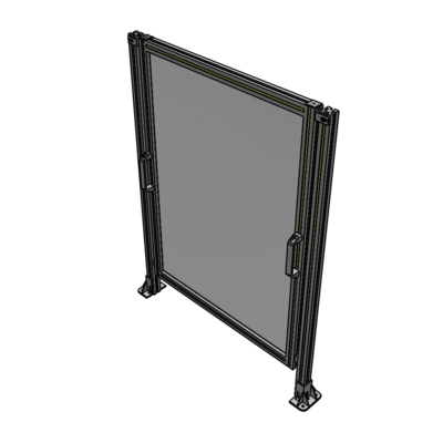 E3-1400-1050-0150-GYPTK GUARDING PANEL 1400MM TALL X 1050MM WIDE 1/4'' POLYCARBONATE