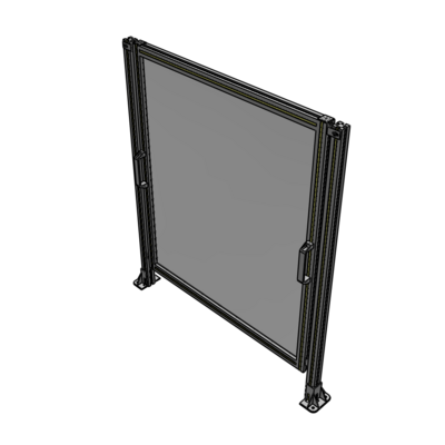 E3-1400-1200-0150-GYPTK GUARDING PANEL 1400MM TALL X 1200MM WIDE 1/4'' POLYCARBONATE
