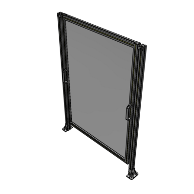E3-1700-1200-0150-GYPTA GUARDING PANEL 1700MM TALL X 1200MM WIDE 1/4'' POLYCARBONATE