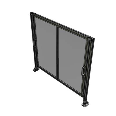 E4-1400-1450-0150-GYPTA GUARDING PANEL 1400MM TALL X 1450MM WIDE 1/4'' POLYCARBONATE