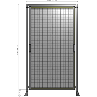 E5-2135-1200-0150-GYMTK GUARDING PANEL 2135MM TALL X 1200MM WIDE 1'' MESH