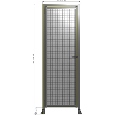 G1-2400-0820-0150-EYMTK GUARDING PANEL 2400MM TALL X 820MM WIDE 1'' MESH