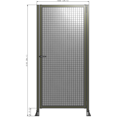 G6-2135-1000-0150-EYMTK GUARDING PANEL 2135MM TALL X 1000MM WIDE 1'' MESH