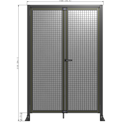 J1-2135-1400-0150-UYMTK GUARDING PANEL 2135MM TALL X 1400MM WIDE 1" MESH
