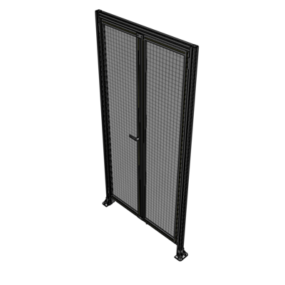 J1-2400-1200-0150-TYMTA GUARDING PANEL 2400MM TALL X 1200MM WIDE 1" MESH