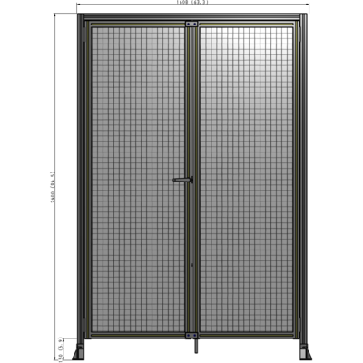 J3-2400-1600-0150-TYMTK GUARDING PANEL 2400MM TALL X 1600MM WIDE 1" MESH