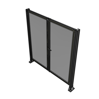 J4-1700-1600-0150-UYPTA GUARDING PANEL 1700MM TALL X 1600MM WIDE 1/4'' POLYCARBONATE