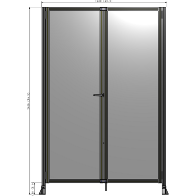 J4-2400-1600-0150-TYPTK GUARDING PANEL 2400MM TALL X 1600MM WIDE 1/4'' POLYCARBONATE