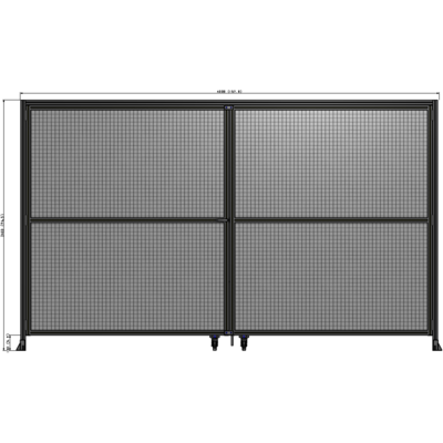 J5-2400-4000-0150-TYMTA GUARDING PANEL 2400MM TALL X 4000MM WIDE 1" MESH