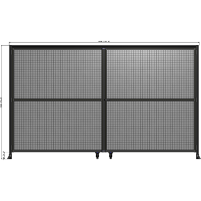 J5-2400-4000-0150-UYMTK GUARDING PANEL 2400MM TALL X 4000MM WIDE 1" MESH