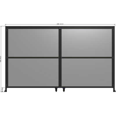 J5-2400-4000-0150-UYPTA GUARDING PANEL 2400MM TALL X 4000MM WIDE 1/4'' POLYCARBONATE