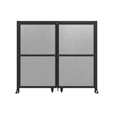 DOUBLE PANEL DOORS ROBUST FRAME WITH HEADER