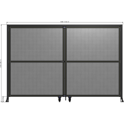 J7-2135-3200-0150-TYMTK GUARDING PANEL 2135MM TALL X 3200MM WIDE 1" MESH
