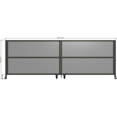 J8-1400-4000-0150-TYPTA GUARDING PANEL 1400MM TALL X 4000MM WIDE 1/4'' POLYCARBONATE