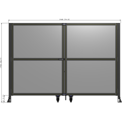 J8-1700-2400-0150-TYPTK GUARDING PANEL 1700MM TALL X 2400MM WIDE 1/4'' POLYCARBONATE