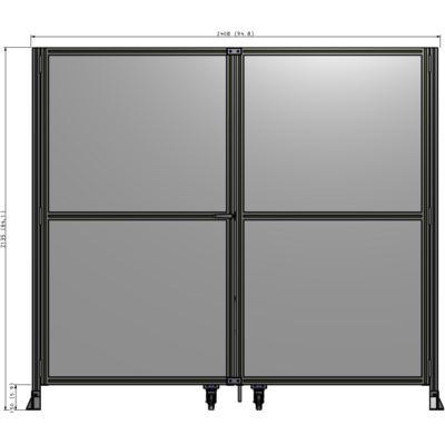 J8-2135-2400-0150-TYPTK GUARDING PANEL 2135MM TALL X 2400MM WIDE 1/4'' POLYCARBONATE