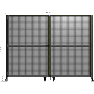 J8-2135-2800-0150-TYMTK GUARDING PANEL 2135MM TALL X 2800MM WIDE 1" MESH