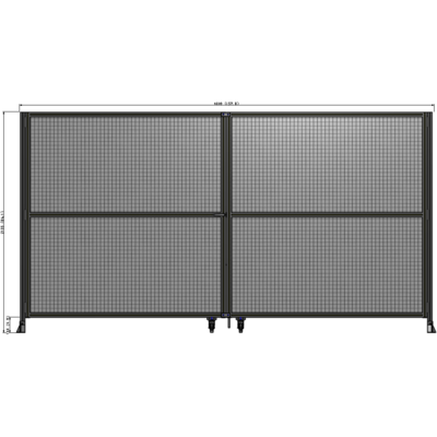J8-2135-4000-0150-TYMTK GUARDING PANEL 2135MM TALL X 4000MM WIDE 1" MESH