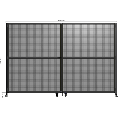 J8-2400-3600-0150-TYMTK GUARDING PANEL 2400MM TALL X 3600MM WIDE 1" MESH