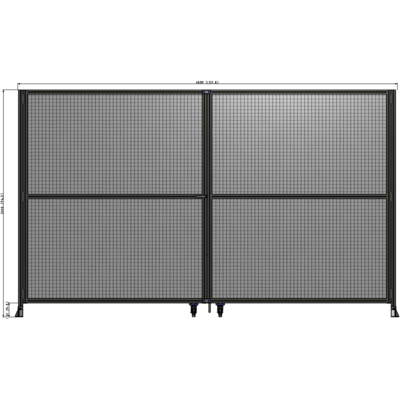 J8-2400-4000-0150-TYMTA GUARDING PANEL 2400MM TALL X 4000MM WIDE 1" MESH