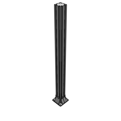 K3-1400-ZFA GUARDING POST 90 MM WIDE X 90 MM DEEP X 1400 MM TALL