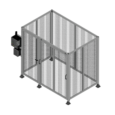 MESH FENCE WITH CONTROL PANEL