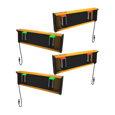 REER MUTING BRACKETS, 4 M5 SENSORS, T-LOGIC, PARALLEL BEAMS, LENGTH: 910MM(MZ T4P)